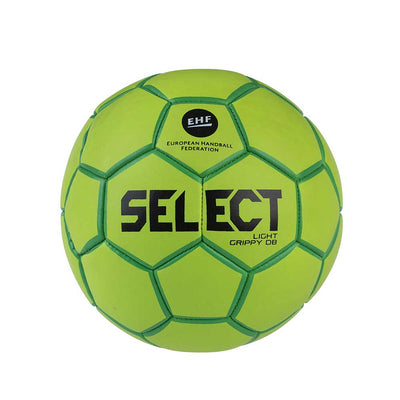 Select Light Grippy DB håndball grønn. Dette er en veldig god håndball til barn og ungdom laget av et mykt og syntetisk lær. Håndballen er produsert opp med en ny konstruksjon noe som gir en bedre følelse og grep om ballen. 