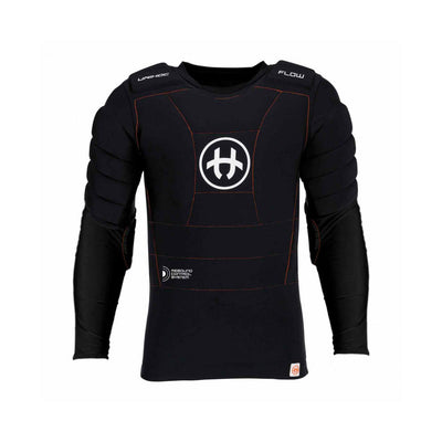 Unihoc Rebound Goalie Beskyttelsestrøye Unihoc sin nyutviklede beskyttelses t-skjorte med en slank og medgjørlig følelse. Eksklusivt materiale i bryst og mage som demper skuddene.